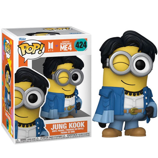 Funko Pop ! Movies Cattivissimo Me 4 X Bts (424) Minion Jung Kook Vinyl Figure