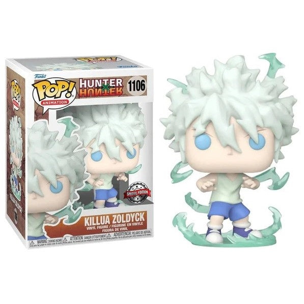 Funko Pop Hunter X Hunter - Killua Zoldyck Godspeed (1106) Aaa Figure Exm Anime
