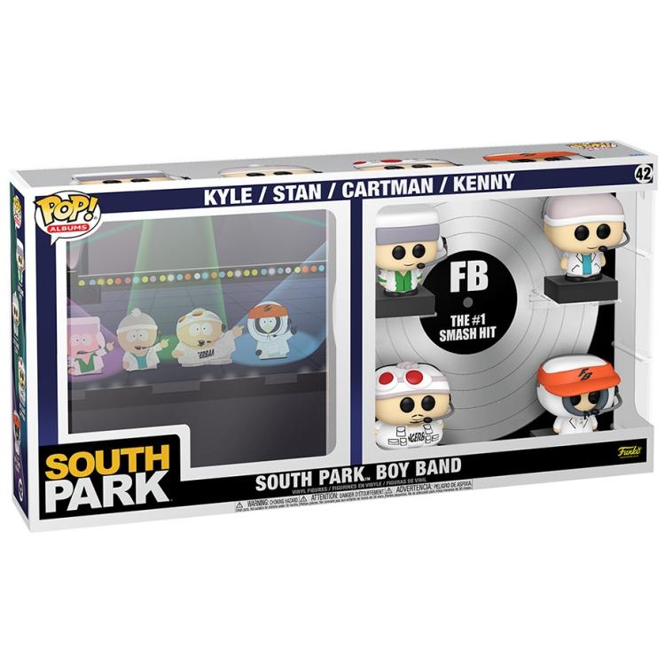 Funko Pop ! South Park (42) South Park Boy Band (Kyle-Stan-Cartman-Kenny) Figure