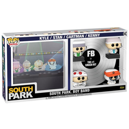 Funko Pop ! South Park (42) South Park Boy Band (Kyle-Stan-Cartman-Kenny) Figure