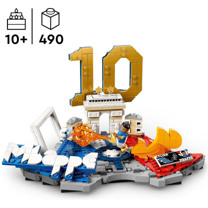 LEGO Editions 43013 (Kylian Mbappe) Highlights Leggenda del Calcio - 490 pcs Kit Modellismo con Action Figure 3D da Esposizione - Giocattolo Decorazione Cameretta - Regalo per Bambini e Bambine da 10 Anni e Fan Adulti (World Cup 2026)