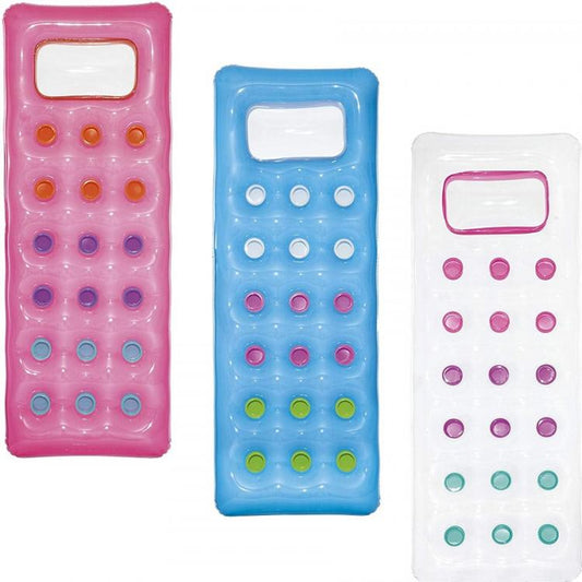 Bestway Materassino Materasso Gonfiabile Lettino Singolo Mare Piscina 18 Buchi