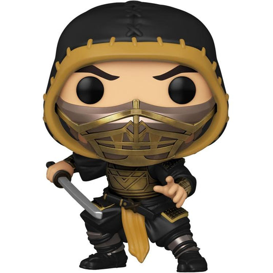 Funko Pop! Movies Mortal Kombat (1055) Scorpion Vinyl Figure 9Cm Statuettastatua