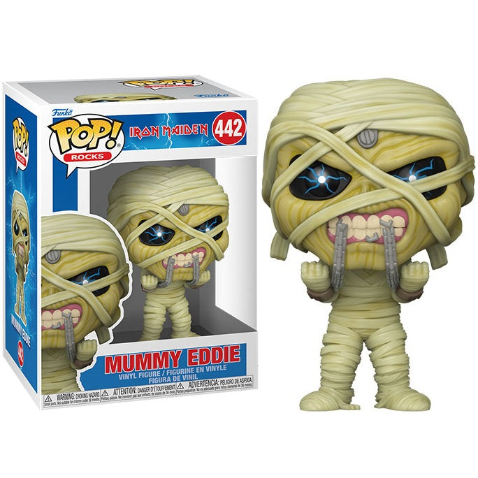 Funko Pop ! Rocks - Iron Maiden (442) Mummy Eddie Vinyl Figure 9Cm Collezionismo