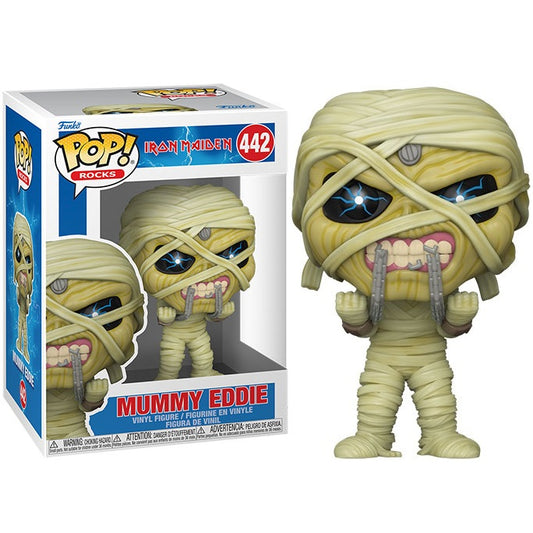 Funko Pop ! Rocks - Iron Maiden (442) Mummy Eddie Vinyl Figure 9Cm Collezionismo