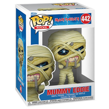 Funko Pop ! Rocks - Iron Maiden (442) Mummy Eddie Vinyl Figure 9Cm Collezionismo