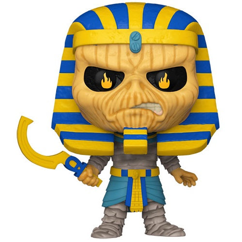 Funko Pop ! Rocks - Iron Maiden (443) Pharaoh Eddie Vinyl Figure 9Cm Collezione
