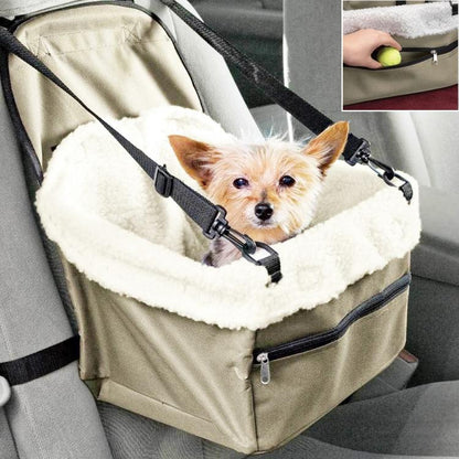 Sedile Trasportino Cuccia Per Sedile Auto Porta Cane Gatto Animali Cesto Cintura