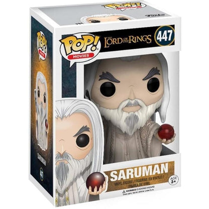 Funko Pop ! Movies Lord Of The Rings (447) Saruman 9Cm Il Signore Degli Anelli