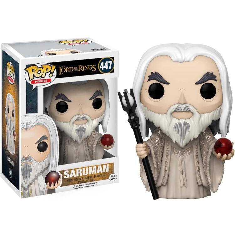 Funko Pop ! Movies Lord Of The Rings (447) Saruman 9Cm Il Signore Degli Anelli