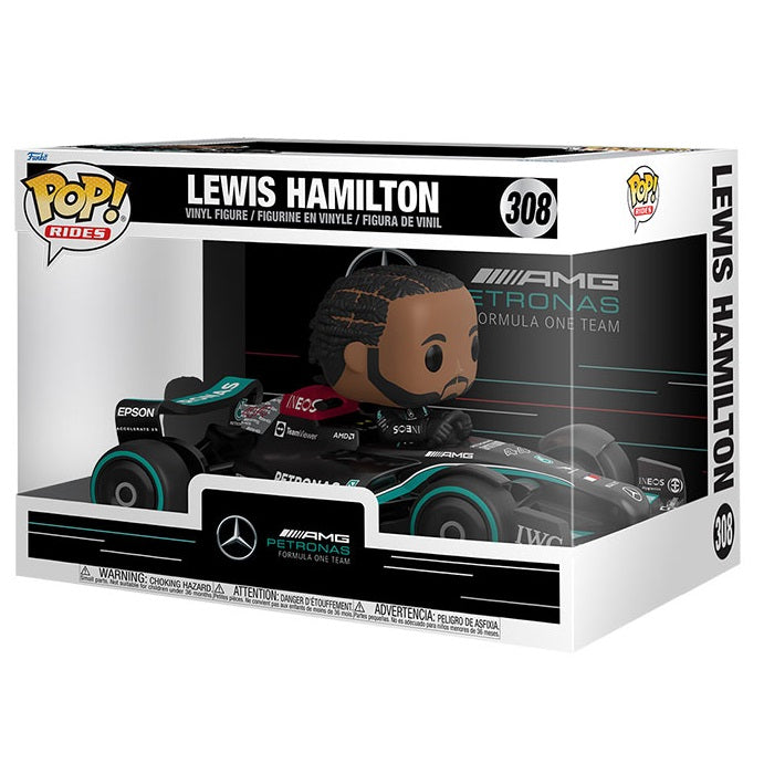 Funko Pop ! Rides Racing Formula 1 (308) Lewis Hamilton F1 Amg Petronas Mercedes
