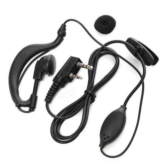 Auricolare 2 Pin Per Baofeng Uv5r 888s 666s Tyt Ricetrasmittente Walkie Talkie