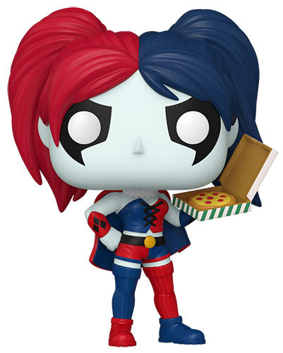 Funko Pop ! Heroes Harley Quinn - (452) Harley Quinn With Pizza Vinyl Figure 9Cm