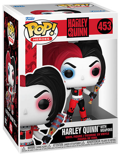 Funko Pop ! Heroes Harley Quinn (453) Harley Quinn With Weapons Vinyl Figure 9Cm