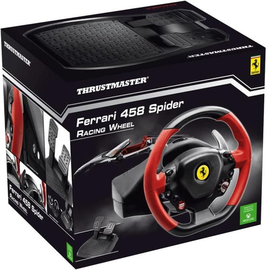 Thrustmaster Volante Pedali Ferrari 458 Spider Racing Wheel Xbox One Series X/S