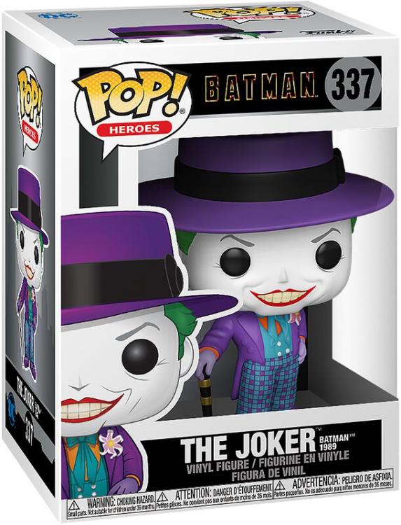 Funko Pop ! Heroes Batman 1989 - The Joker (337) Figure Vinyl 9Cm Jack Nicholson