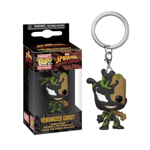 Funko Pop! Pocket Marvel Spider-Man Maximum Venom (Venomized Groot) Portachiavi