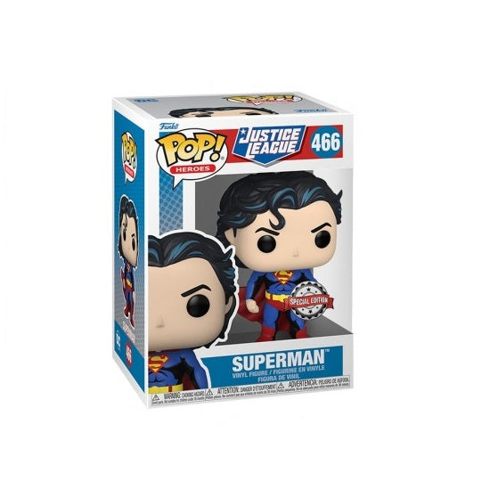 Funko Pop ! Heroes - Justice League (466) Superman Special Edition Vinyl Figure