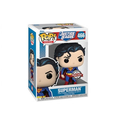 Funko Pop ! Heroes - Justice League (466) Superman Special Edition Vinyl Figure