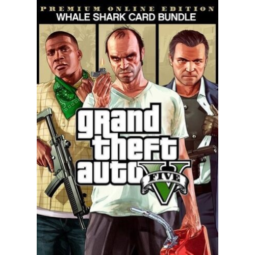 Digital Grand Theft Auto V Premium Ed. Online Gta 5 + Whale Shark Card Pc Global
