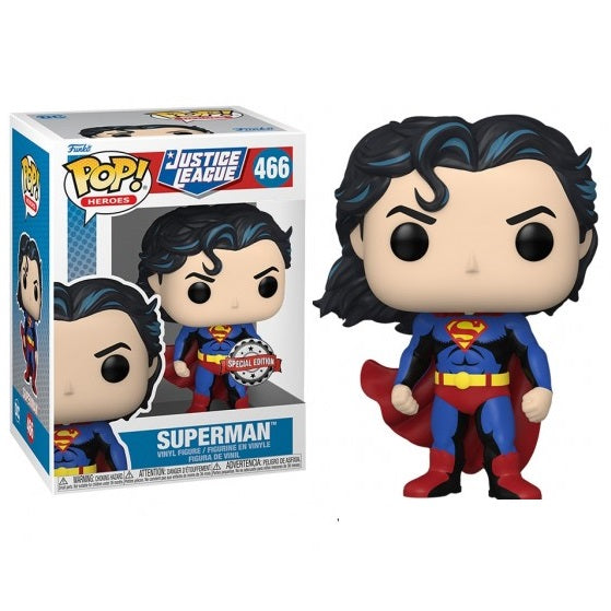 Funko Pop ! Heroes - Justice League (466) Superman Special Edition Vinyl Figure