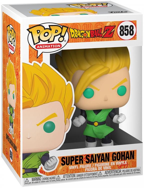 Funko Pop ! Animation Dragon Ball Z - (858) Super Saiyan Gohan Vinyl Figure 9Cm