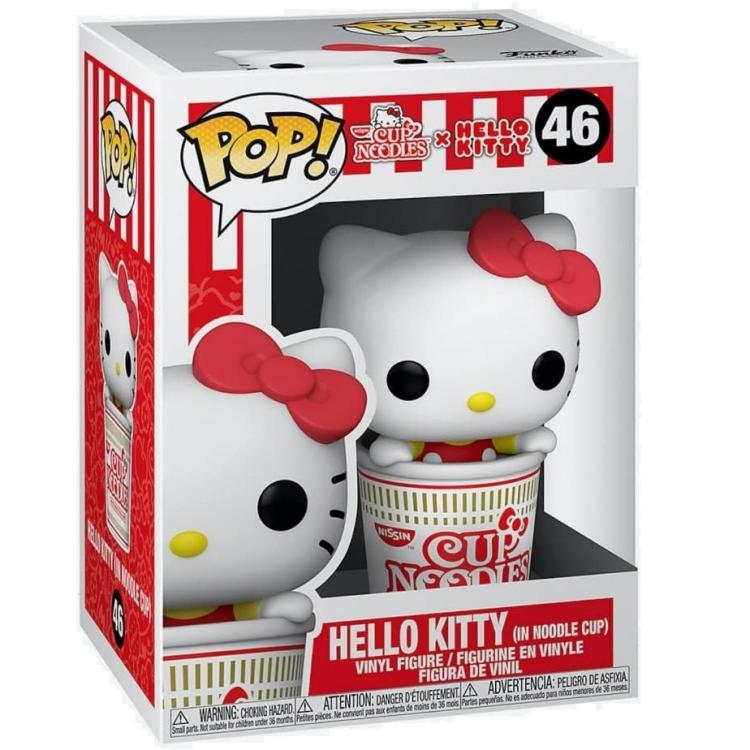 Funko Pop ! Hello Kitty - (46) Hello Kitty (In Noode Cup) Sanrio Figure Hk 9Cm