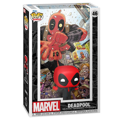 Funko Pop ! Marvel Deadpool Comic Cover - (46) Deadpool 2025 In Black Suit 10Cm