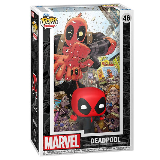 Funko Pop ! Marvel Deadpool Comic Cover - (46) Deadpool 2025 In Black Suit 10Cm