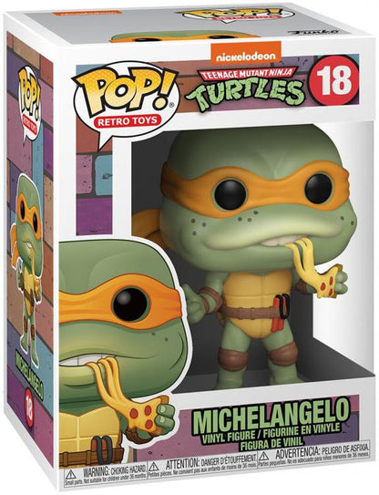 Funko Pop ! Teenage Mutant Ninja Turtles (18) Michelangelo Vinyl Figure Tmnt 9Cm