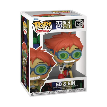 Funko Pop ! Animation Cowboy Bebop - Ed & Ein (1215) Edward Scooter Vinyl Figure