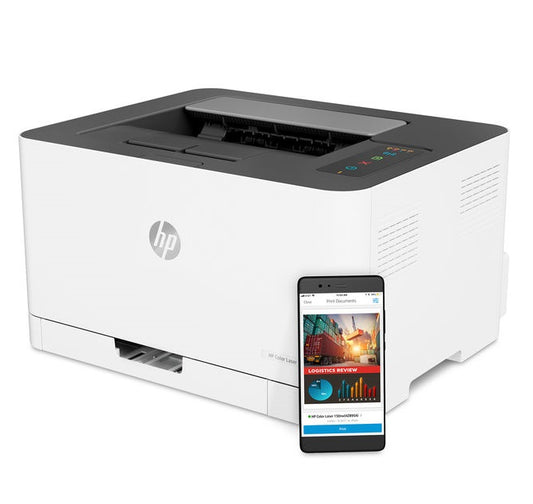 Hp Stampante Color Laser Wifi Led A4 A Colori Smartphone Ethernet 4Zb95A Pc