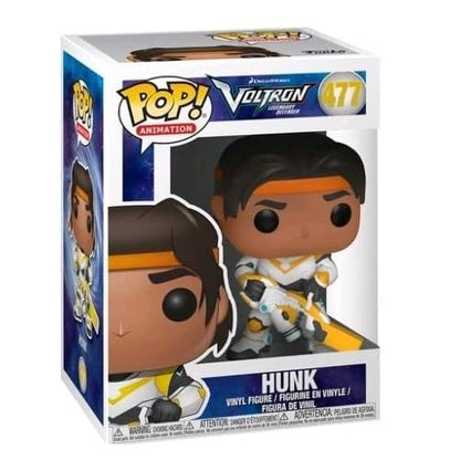 Funko Pop ! Animation Voltron Legendary Defender (477) Hunk Vinyl Figure 9Cm