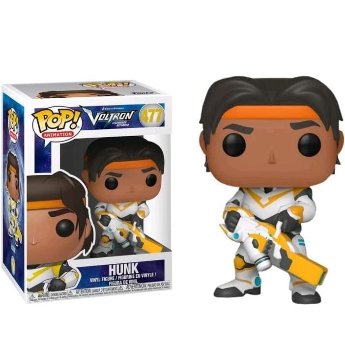 Funko Pop ! Animation Voltron Legendary Defender (477) Hunk Vinyl Figure 9Cm