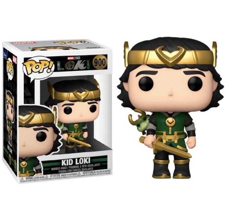 Funko Pop Kid Loki 900 Marvel Disney Icons Statuetta Vinyl Action Figure Nuovo