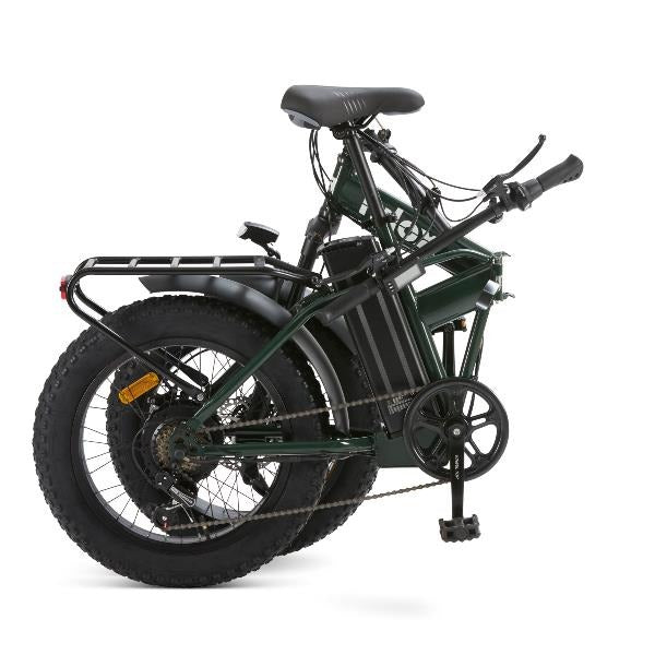 Nilox Bici Elettrica X8 Pro Bicicletta Pieghevole 250W Fat Scooter 36V Led Verde