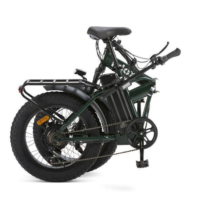 Nilox Bici Elettrica X8 Pro Bicicletta Pieghevole 250W Fat Scooter 36V Led Verde