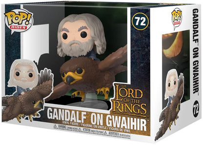 Funko Pop ! Movies Il Signore Degli Anelli Rides - (72) Gwaihir W/ Gandalf 15Cm