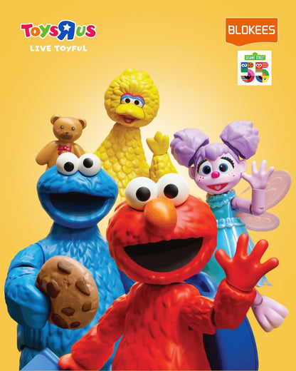 Blokees Muppets - Precool Series - 123 Sesame Street Vol 1 (Box Intero) - Model Kit - 8 Action Figure a Sorpresa 74840