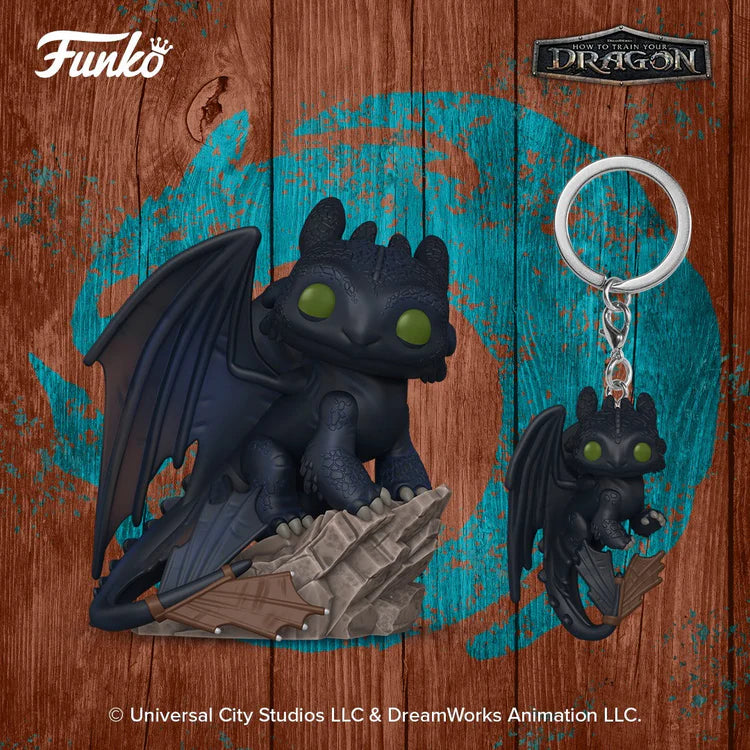Funko Key ! Dragon Trainer POP! Keychain: How to Train Your Dragon Toothless