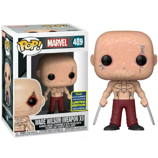 Funko Pop ! Marvel - (489) Wade Wilson (Weapon Xi) Limited Edition Deadpool 9Cm