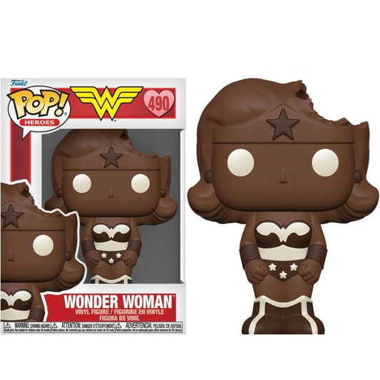 Funko Pop ! Heroes Dc Wonder Woman (490) Wonder Woman San Valentino Cioccolata
