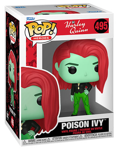 Funko Pop ! Heroes Harley Quinn Animated Series (495) Poison Ivy Figure 9Cm