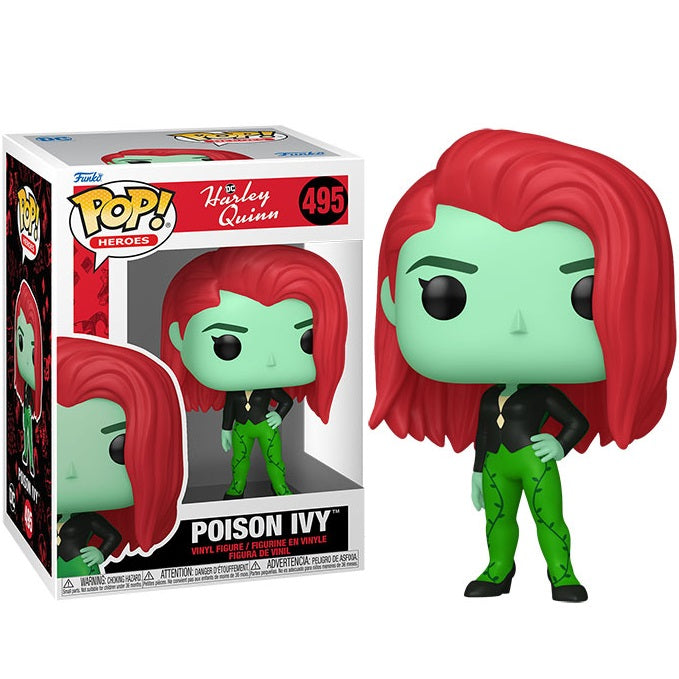 Funko Pop ! Heroes Harley Quinn Animated Series (495) Poison Ivy Figure 9Cm