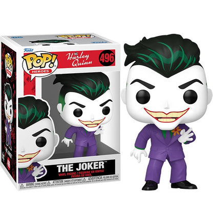 Funko Pop ! Heroes Harley Quinn Animated Series (496) The Joker Figure 9Cm