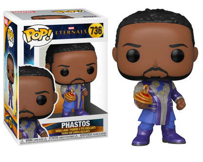 Funko Pop Marvel The Eternals 736 Phastos Marvel Statua Figure Disponibile Nuova