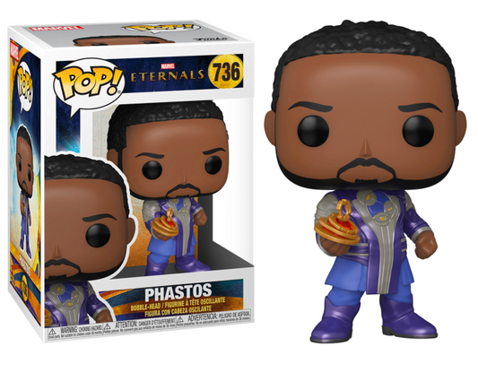 Funko Pop Marvel The Eternals 736 Phastos Marvel Statua Figure Disponibile Nuova