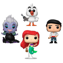 Funko Pop ! Disney (4 Pack) Ariel-Prince Eric-Scuttle-Ursula Special Diamond