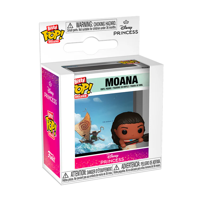 Funko Bitty Pop! Deluxe Disney Princess Moana Vinyl Figure Statuetta Collezione