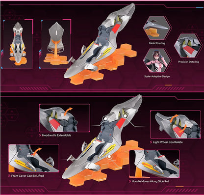 Blokees Evangelion : Model Kit - Fantastic Series (Mari Makanami w/Entry Interior) Action Figure 73573
